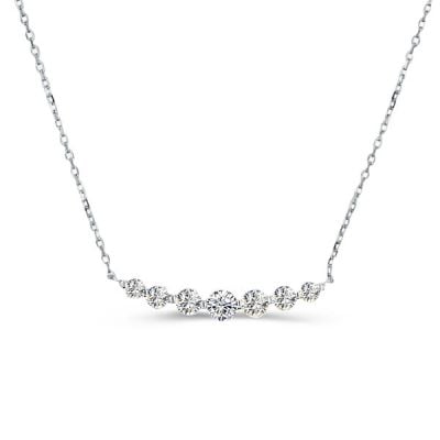 Dainty Round Cut Pendant Necklace