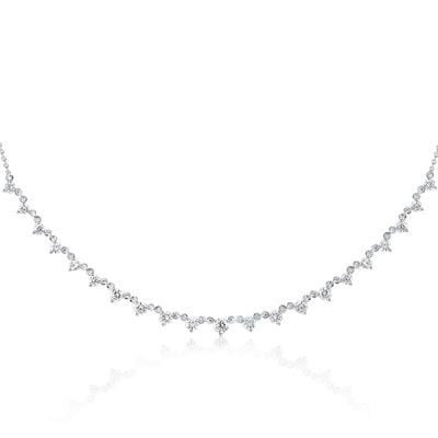 Italo White Sapphire Chain Necklace Starstruck Necklace