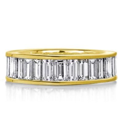 Eternity Baguette Wedding Band