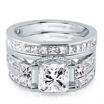 Bezel Set Engagement Ring