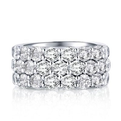 Wedding Band With Sapphire