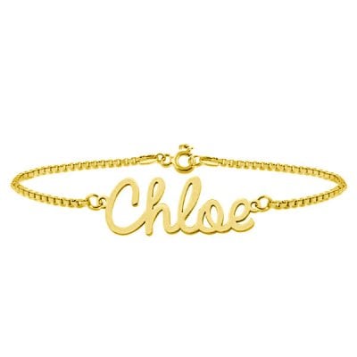 Personalized Gold Name Bracelets
