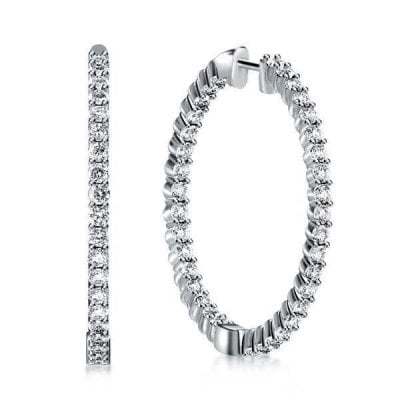 Silver Hoop Earrings