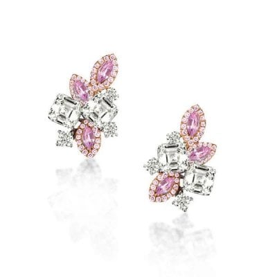 Pink Sapphire Earrings