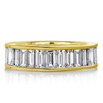 Eternity Baguette Wedding Band
