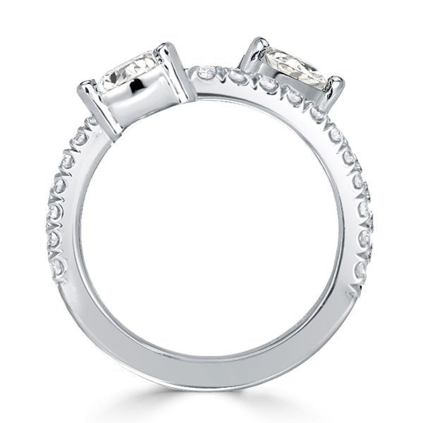 Multi Row Spiral Engagement Ring Online Sale丨Italojewelry