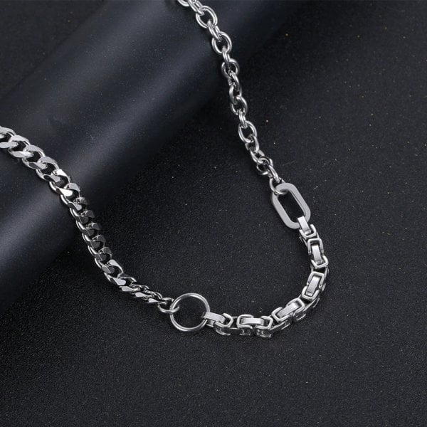 Paperclip Chain Necklace Titanium Chain Necklace For Men | Italo