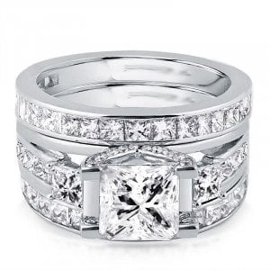 Bezel Set Engagement Ring