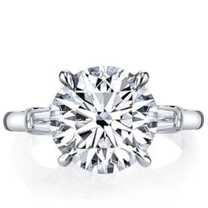 Triple Stone Engagement Ring