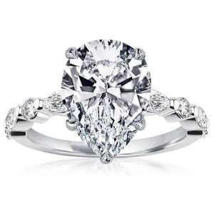 pear shaped engagement rings