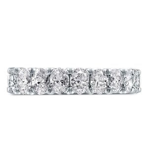 Wedding Band With Sapphire