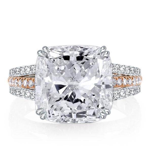 double prong cushion cut