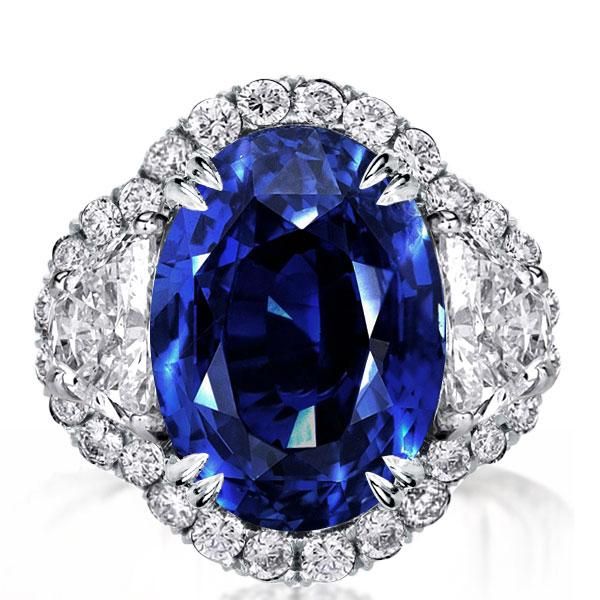 Sapphire And Diamond Ring