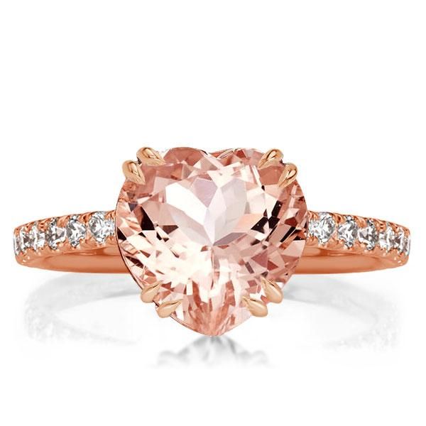 Rose Gold Simple Engagement Ring