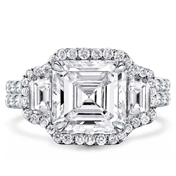 Asscher Cut Engagement Ring