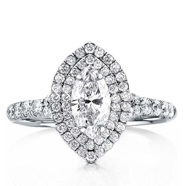 Marquise Engagement Ring With Wedding Band