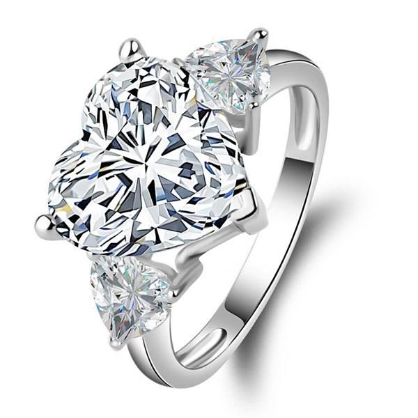 Cheap shop heart rings