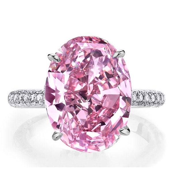 pink diamond engagement rings