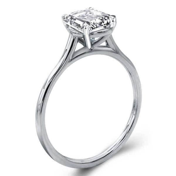 Emerald Cut Solitaire Ring