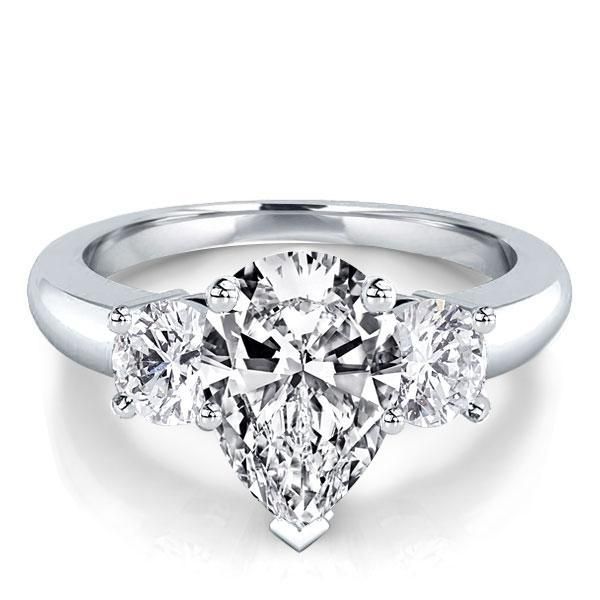 Pear Setting Engagement Rings