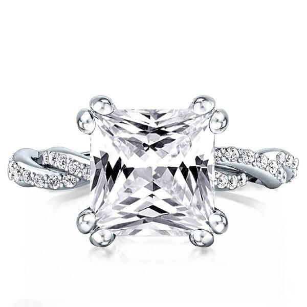 Twist Engagement Rings