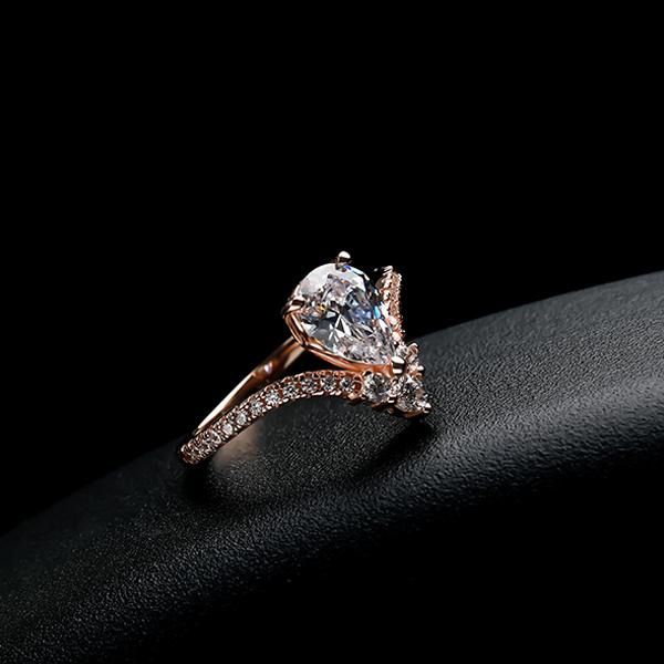 Rose Gold Engagement Ring Vintage