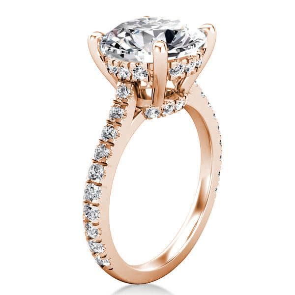 Simple Engagement Rings Rose Gold