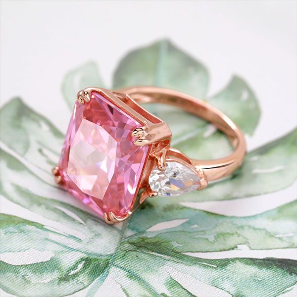 Rose Gold Sapphire Engagement Ring
