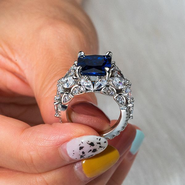 Blue Sapphire Engagement Rings