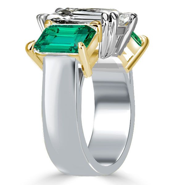 Emerald Cut Emerald Ring