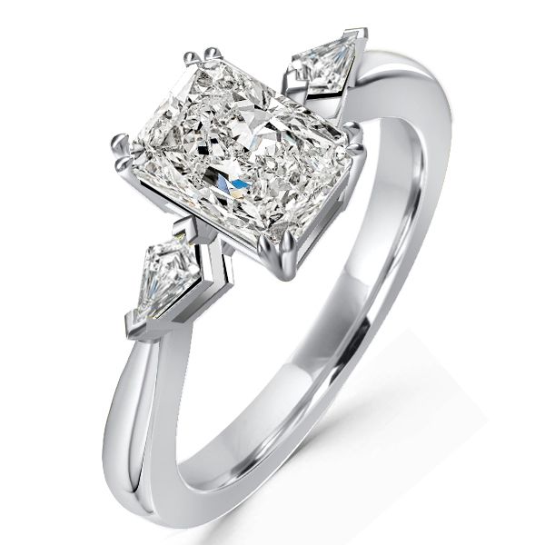 3 Stone Engagement Ring Settings