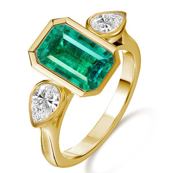 Emerald Gemstone Engagement Rings