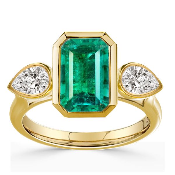 Emerald Gemstone Engagement Rings