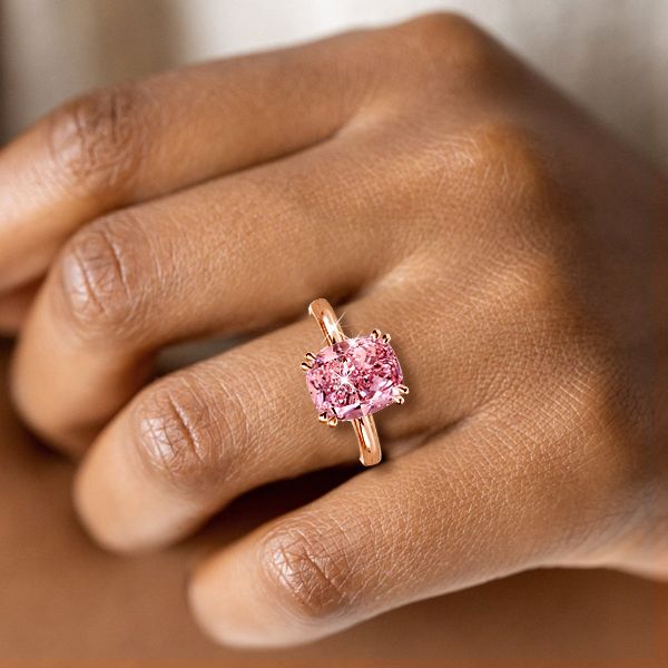 Rose Gold Engagement Ring | Vintage Inspired Ring