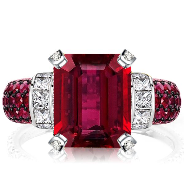 Ruby Engagement Rings Vintage 