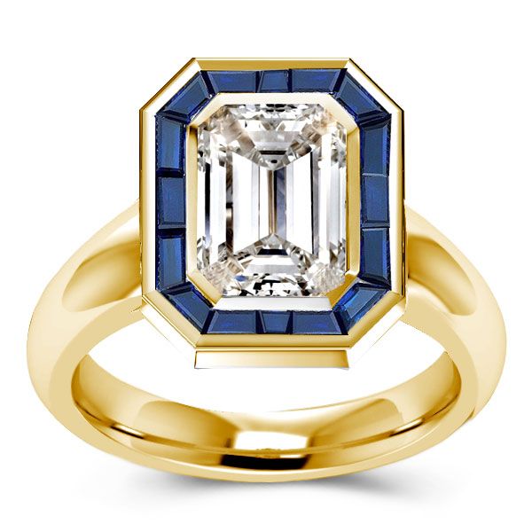 Emerald Cut Solitaire Ring