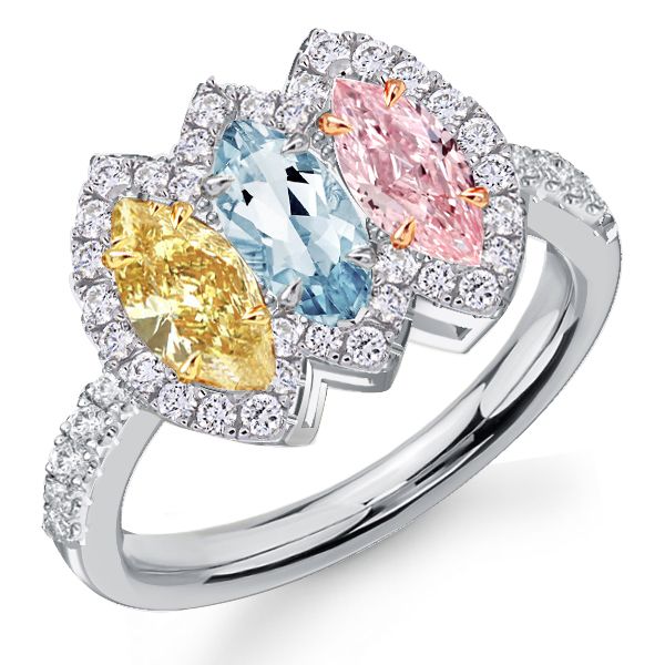 Marquise Halo Ring