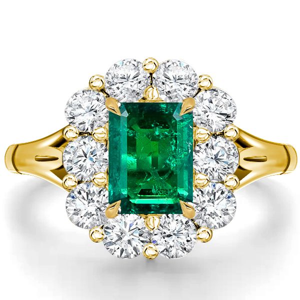 Emerald Cut Vintage Engagement Rings