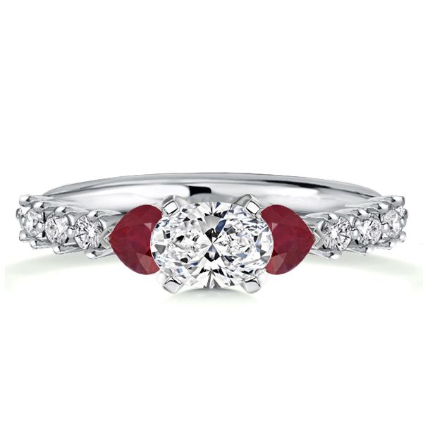 Unique Ruby Engagement Rings