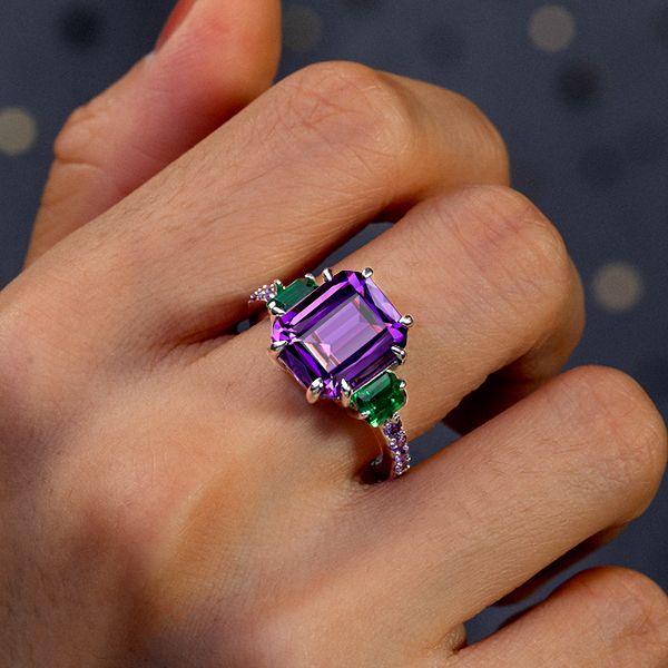 Unique Amethyst Rings