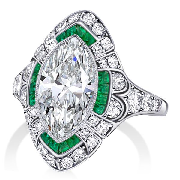 Unique Marquise Engagement Rings