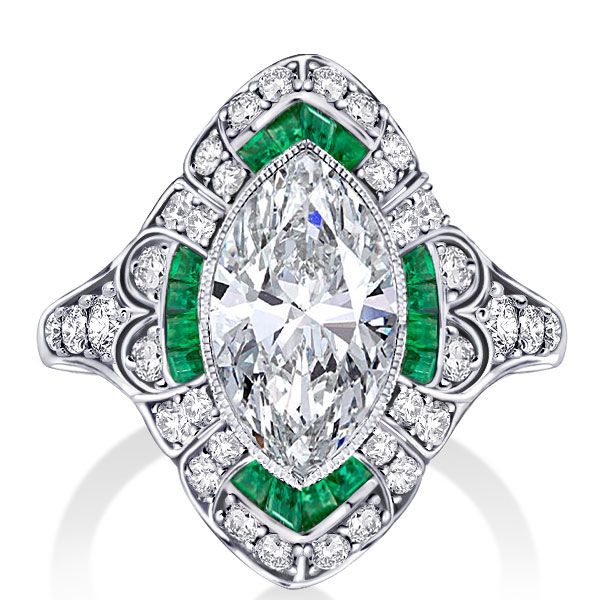 Unique Marquise Engagement Rings