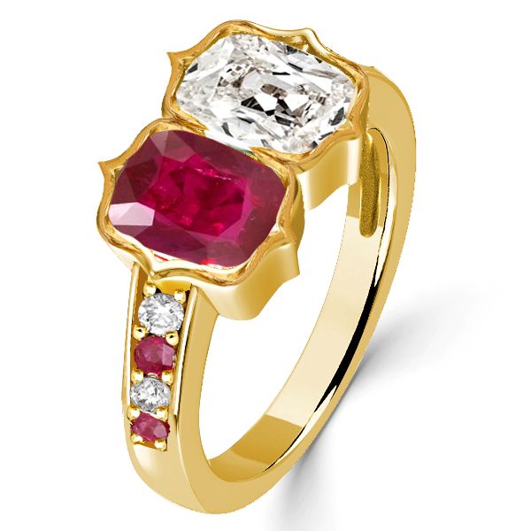 womens ruby rings