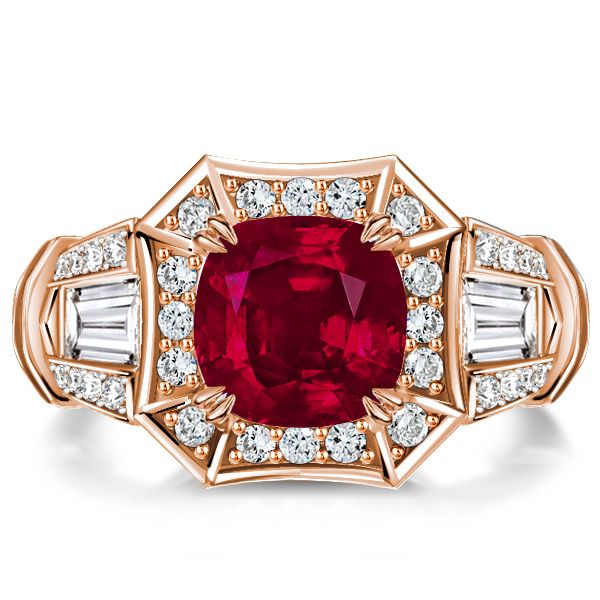 Ruby Anniversary Rings