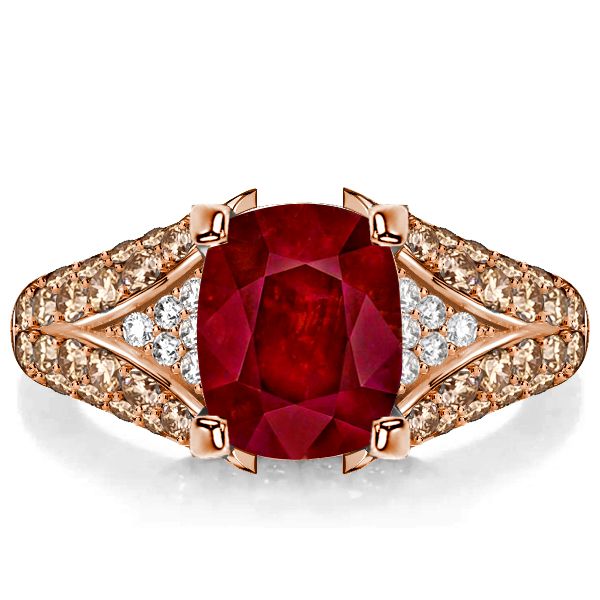 Vintage Ruby Engagement Rings