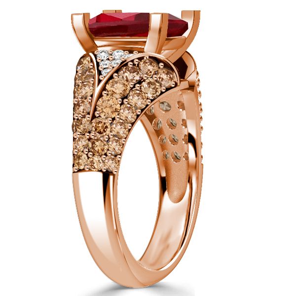 Rose Gold Engagement Ring Vintage