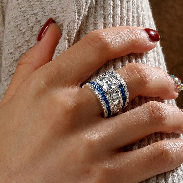 Art Deco engagement ring settings