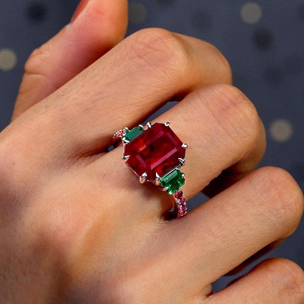 Unique Ruby Rings