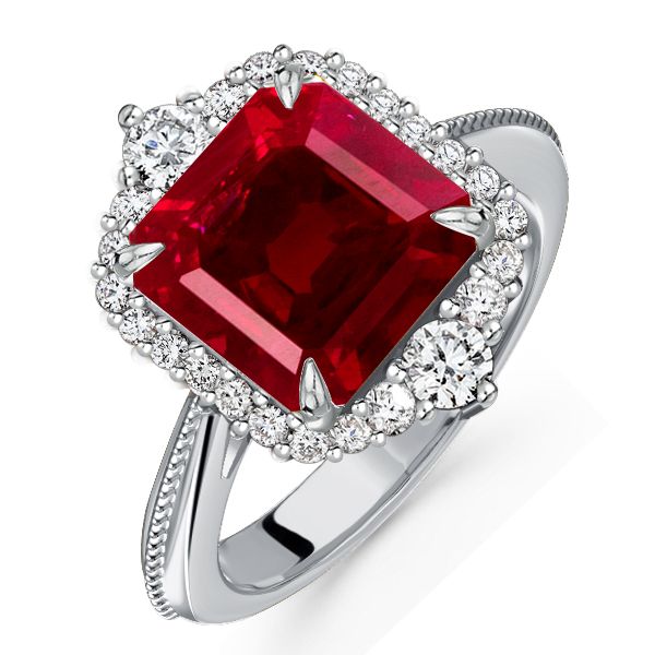 womens ruby rings