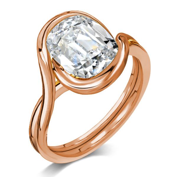 Affordable Rose Gold Engagement Rings